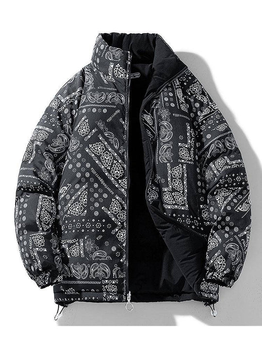 Reversible Puffer Jacket with Quilted Texture - Armoire Melbourne