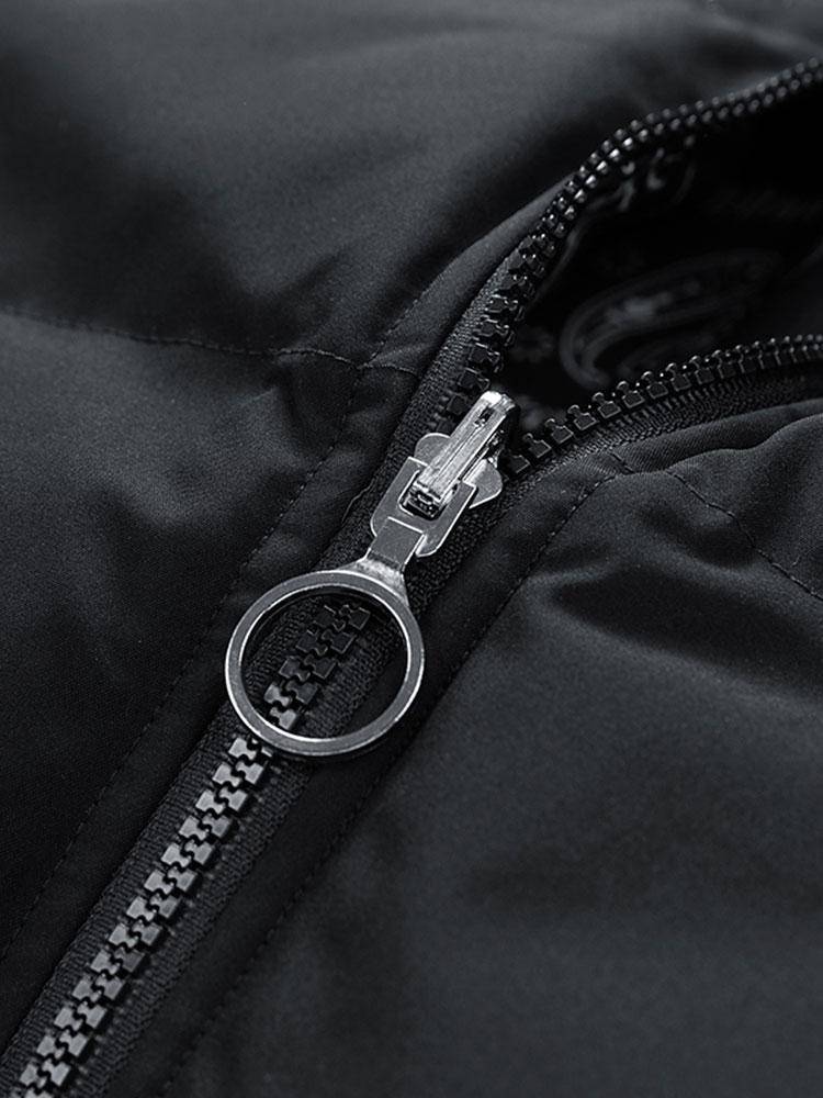 Reversible Puffer Jacket with Quilted Texture - Armoire Melbourne
