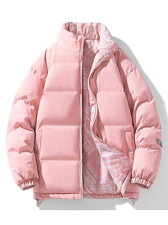Reversible Puffer Jacket with Quilted Texture - Armoire Melbourne