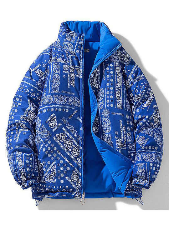 Reversible Puffer Jacket with Quilted Texture - Armoire Melbourne