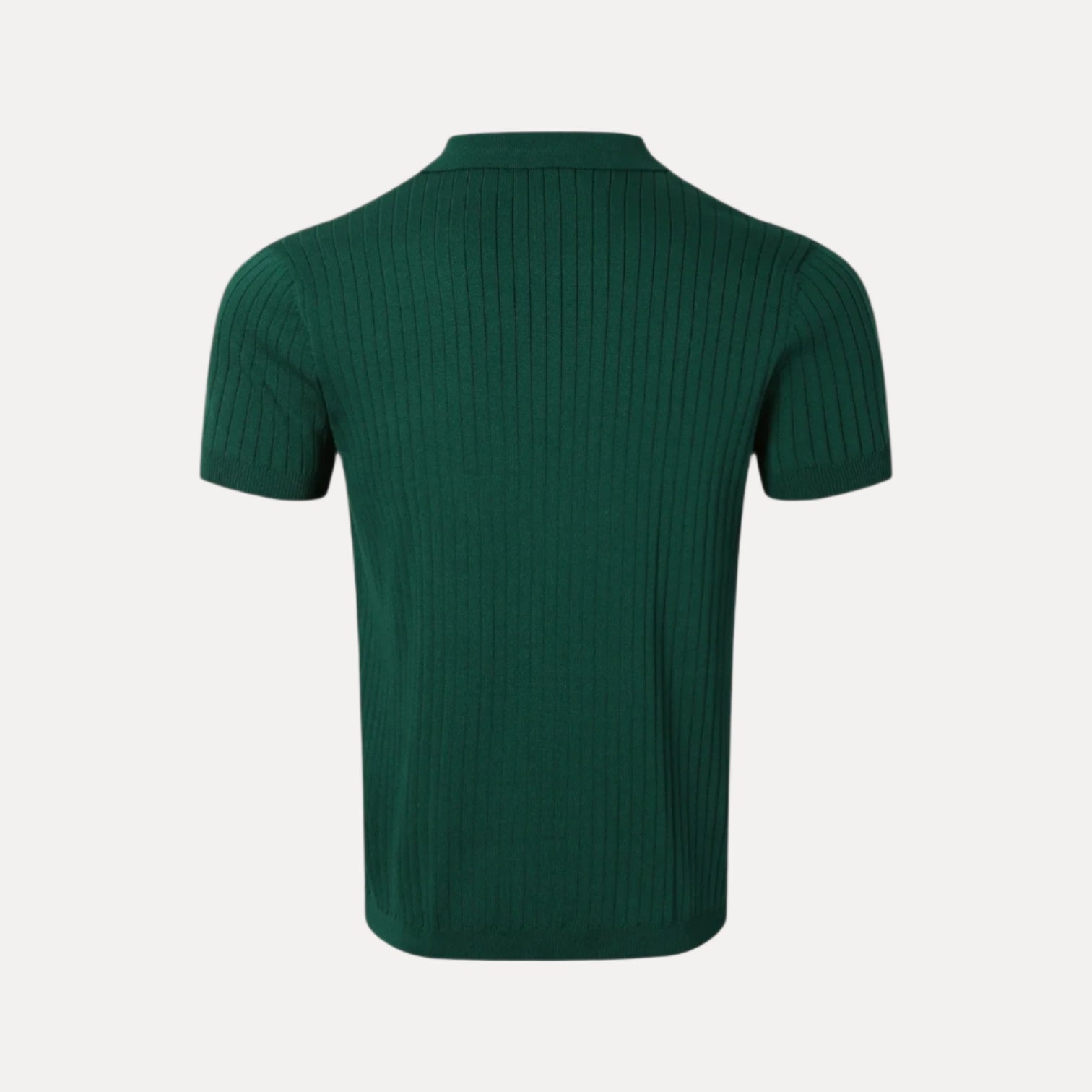 Ribbed Short Sleeve Polo for Men - Armoire Melbourne