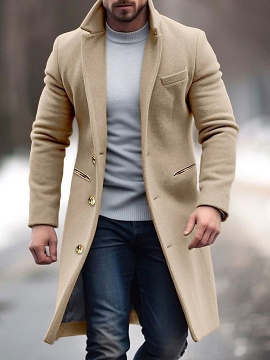 Essential Buttoned Trenchcoat for Men