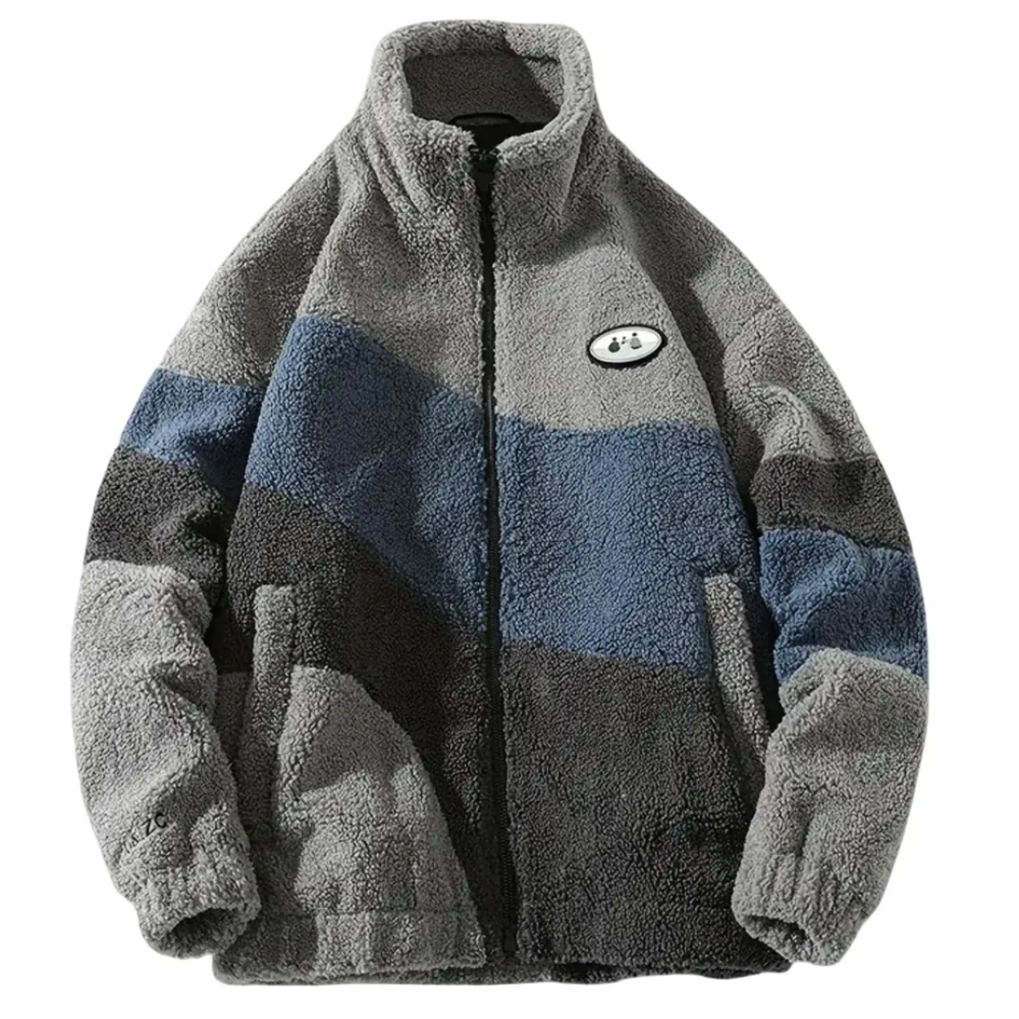Striped Fleece Jacket for Men - Armoire Melbourne