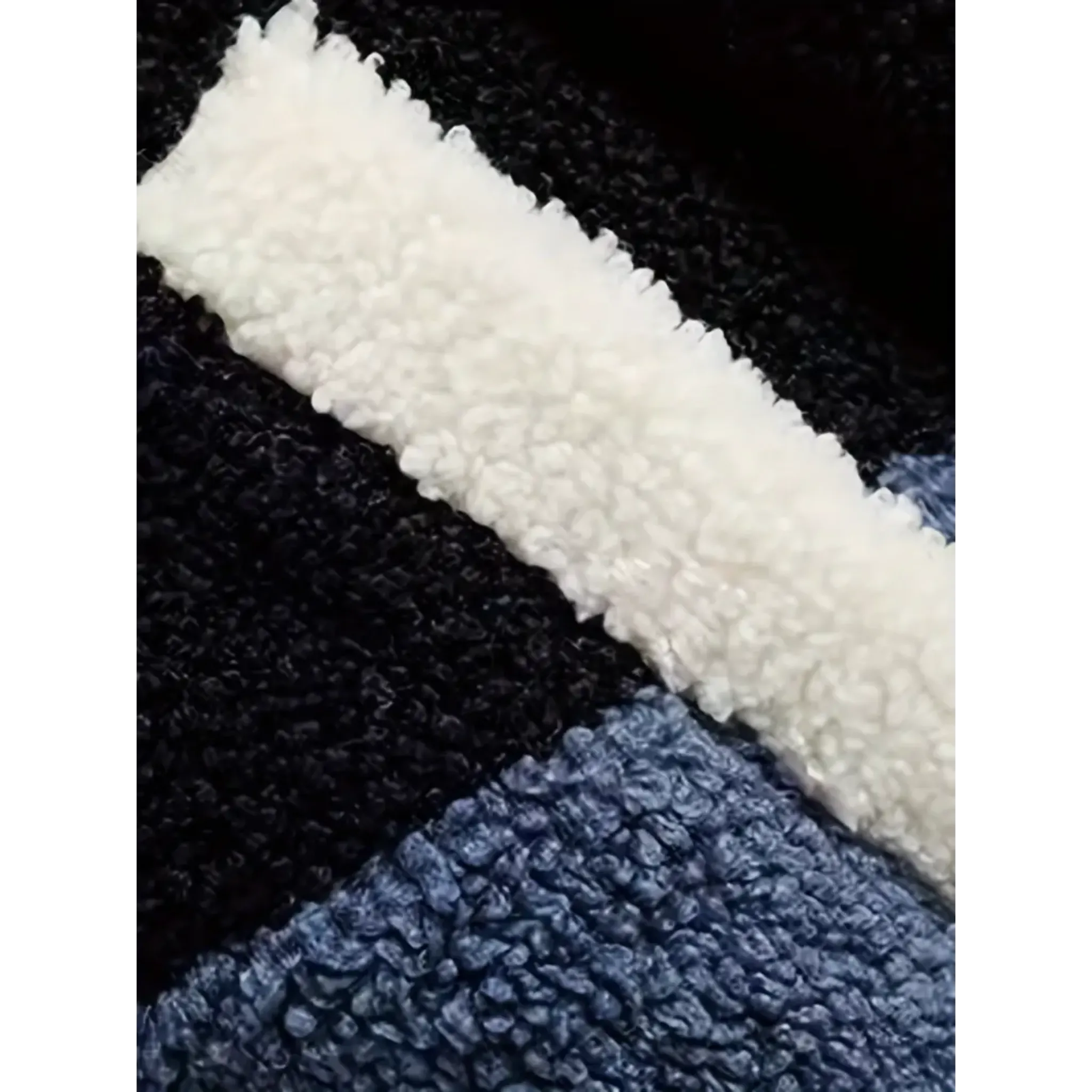Striped Fleece Jacket for Men - Armoire Melbourne