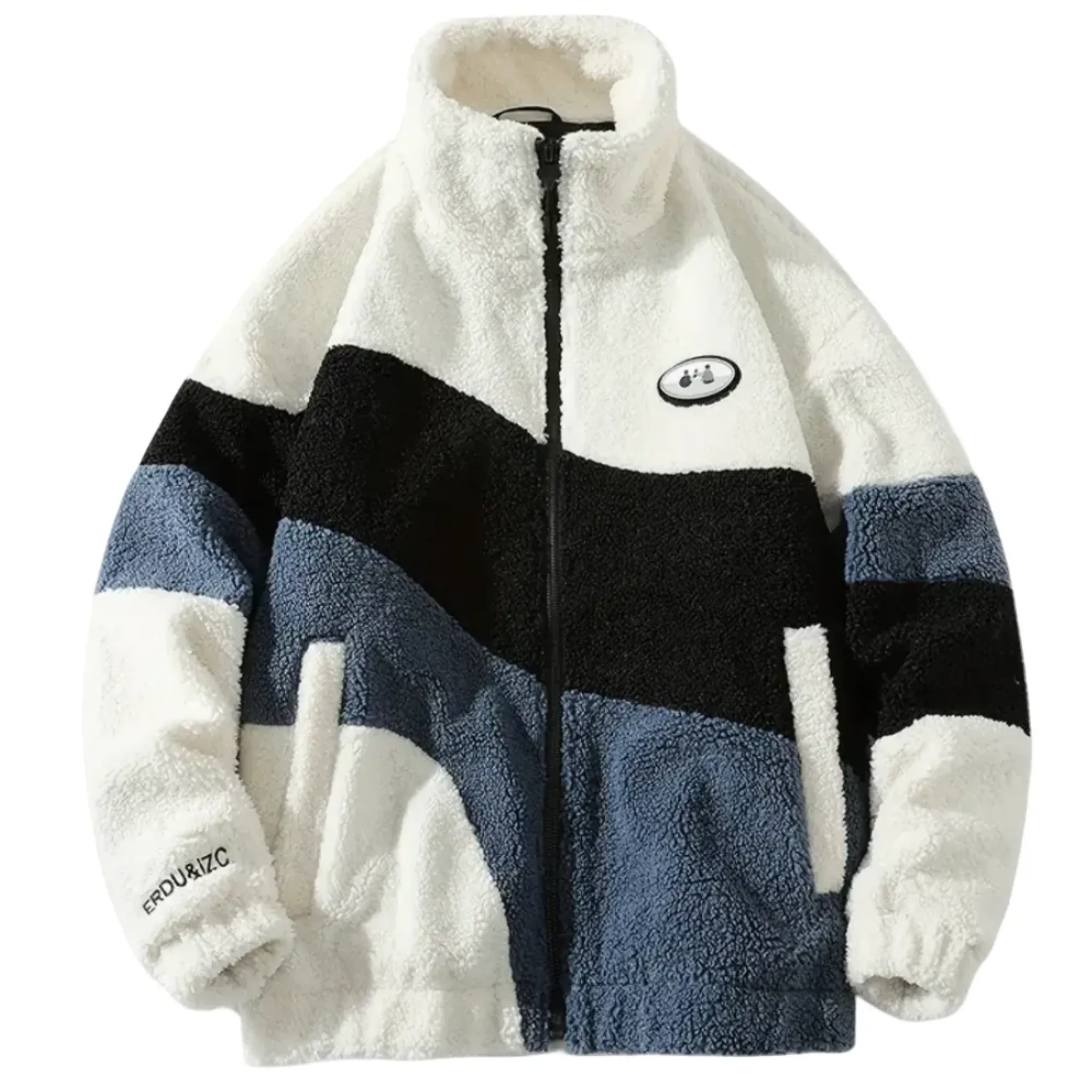Striped Fleece Jacket for Men - Armoire Melbourne