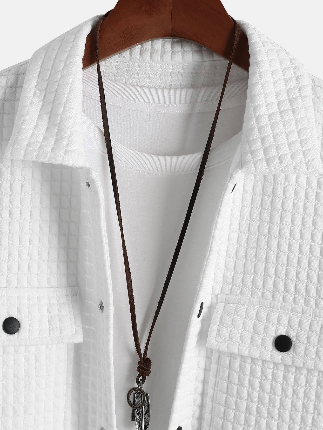 Stylish Quilted Overshirt for Men - Armoire Melbourne