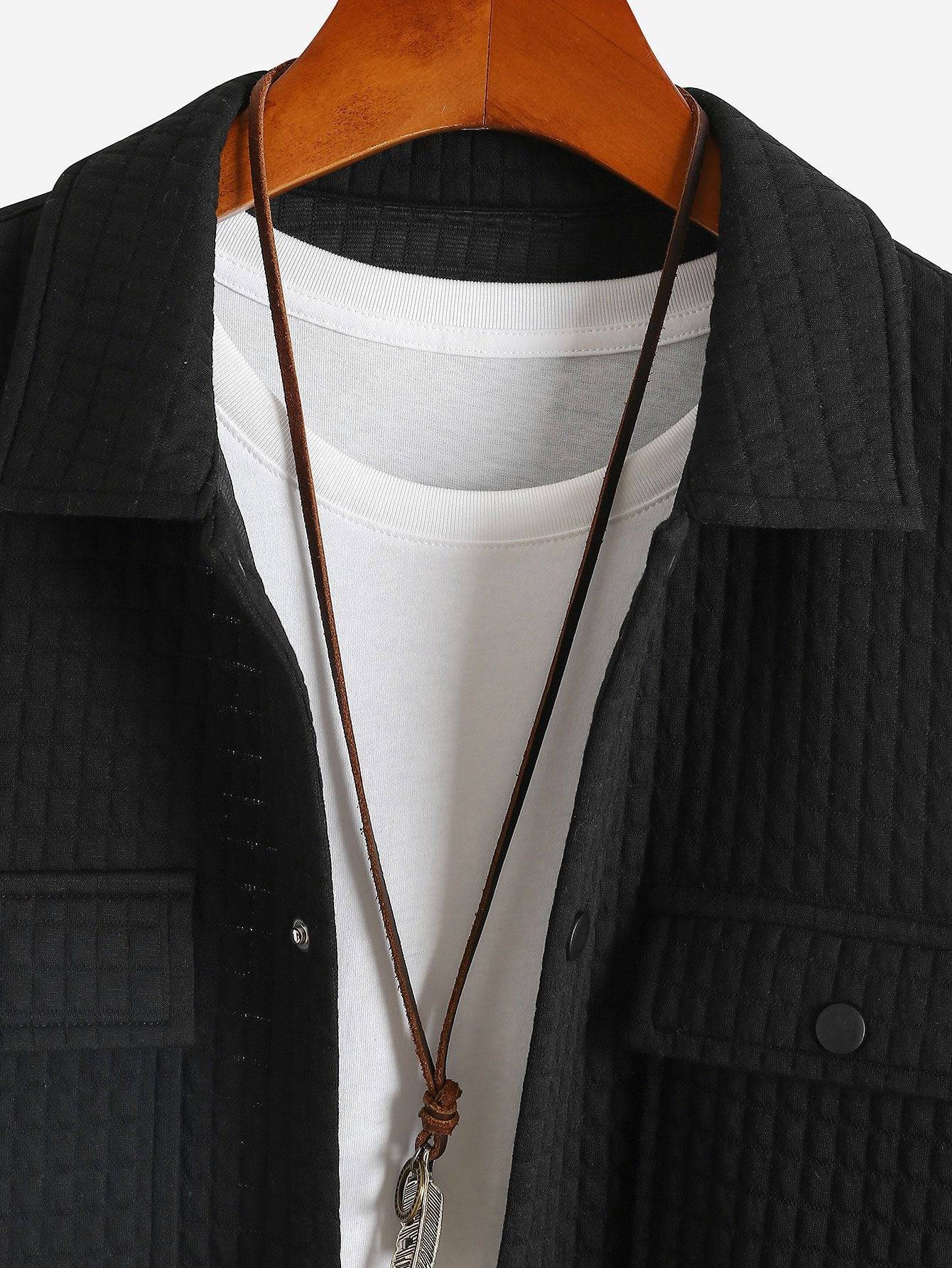 Stylish Quilted Overshirt for Men - Armoire Melbourne