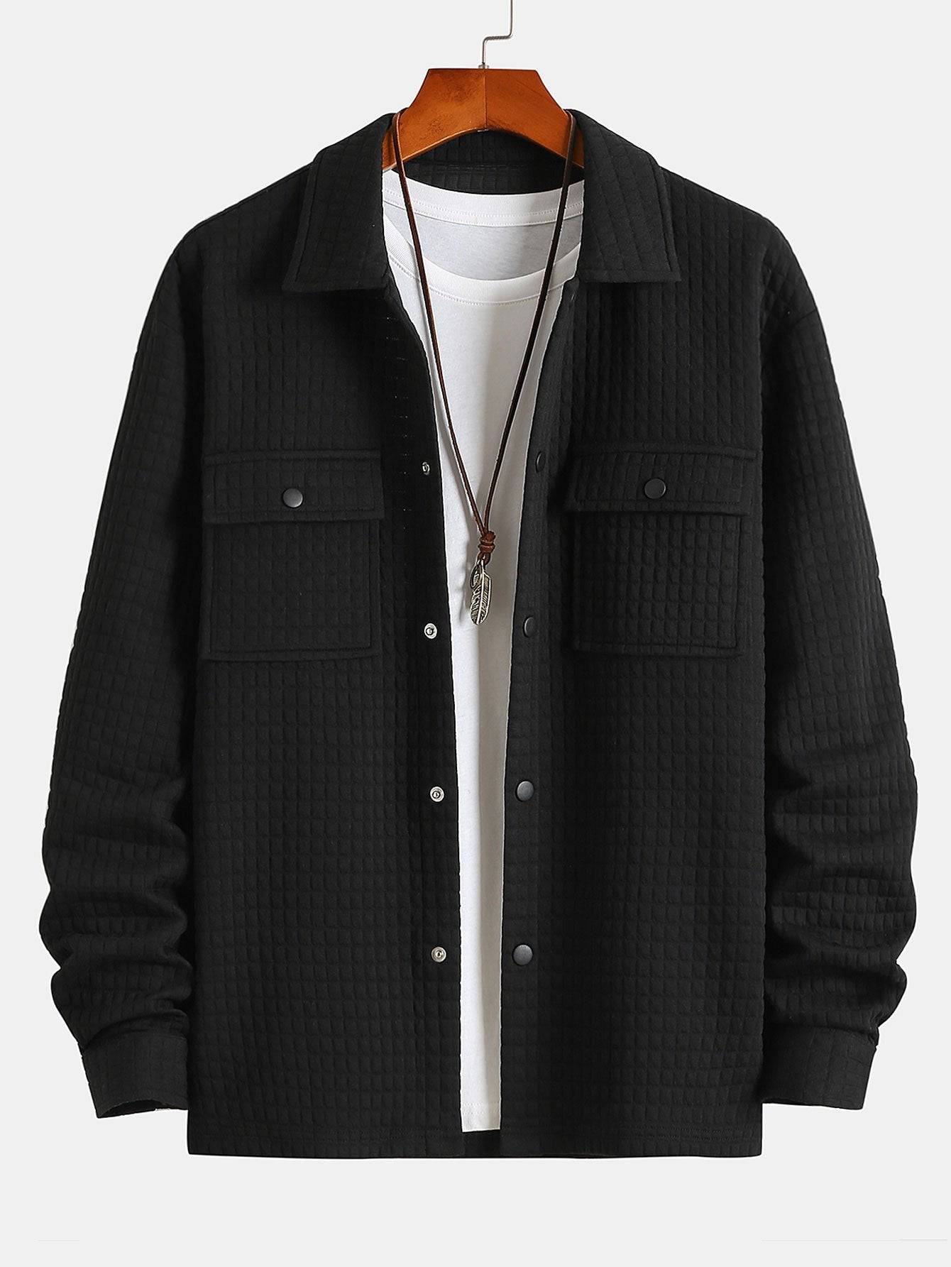 Stylish Quilted Overshirt for Men - Armoire Melbourne