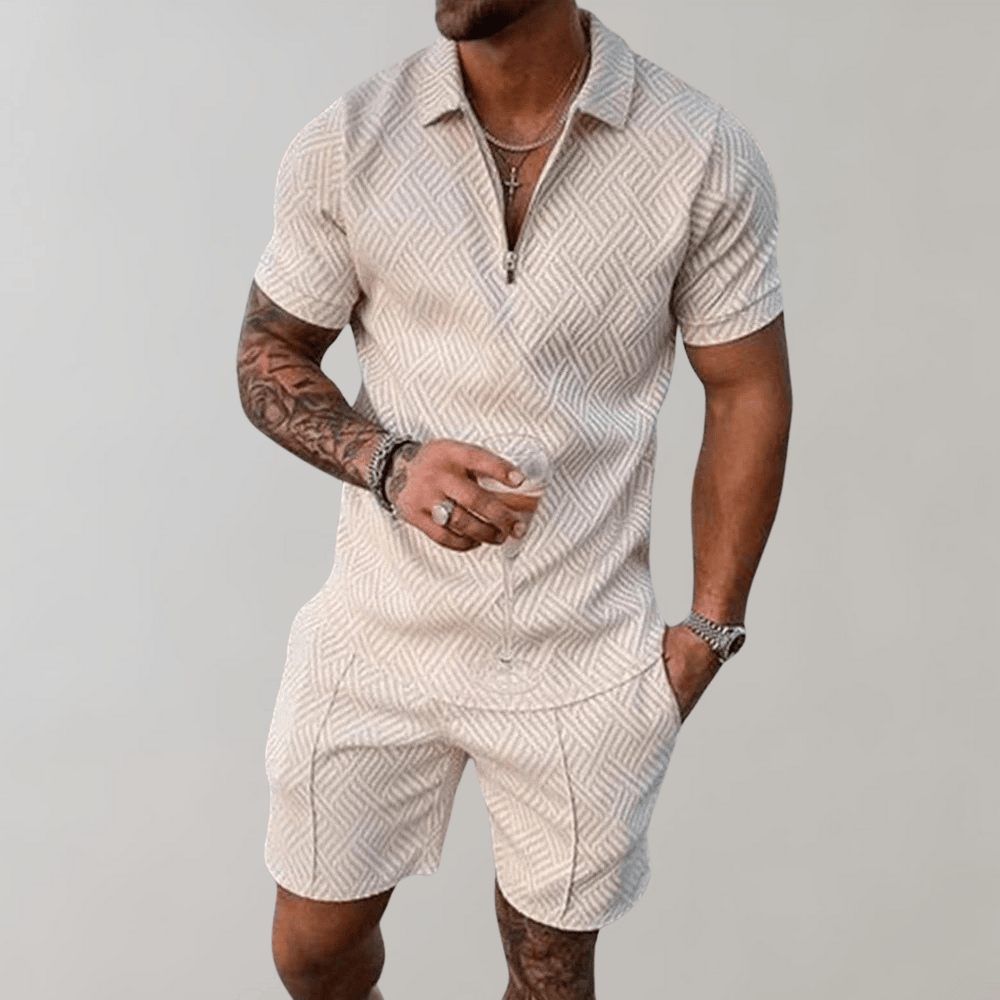 Summer Polo and Shorts set for Men - Armoire Melbourne