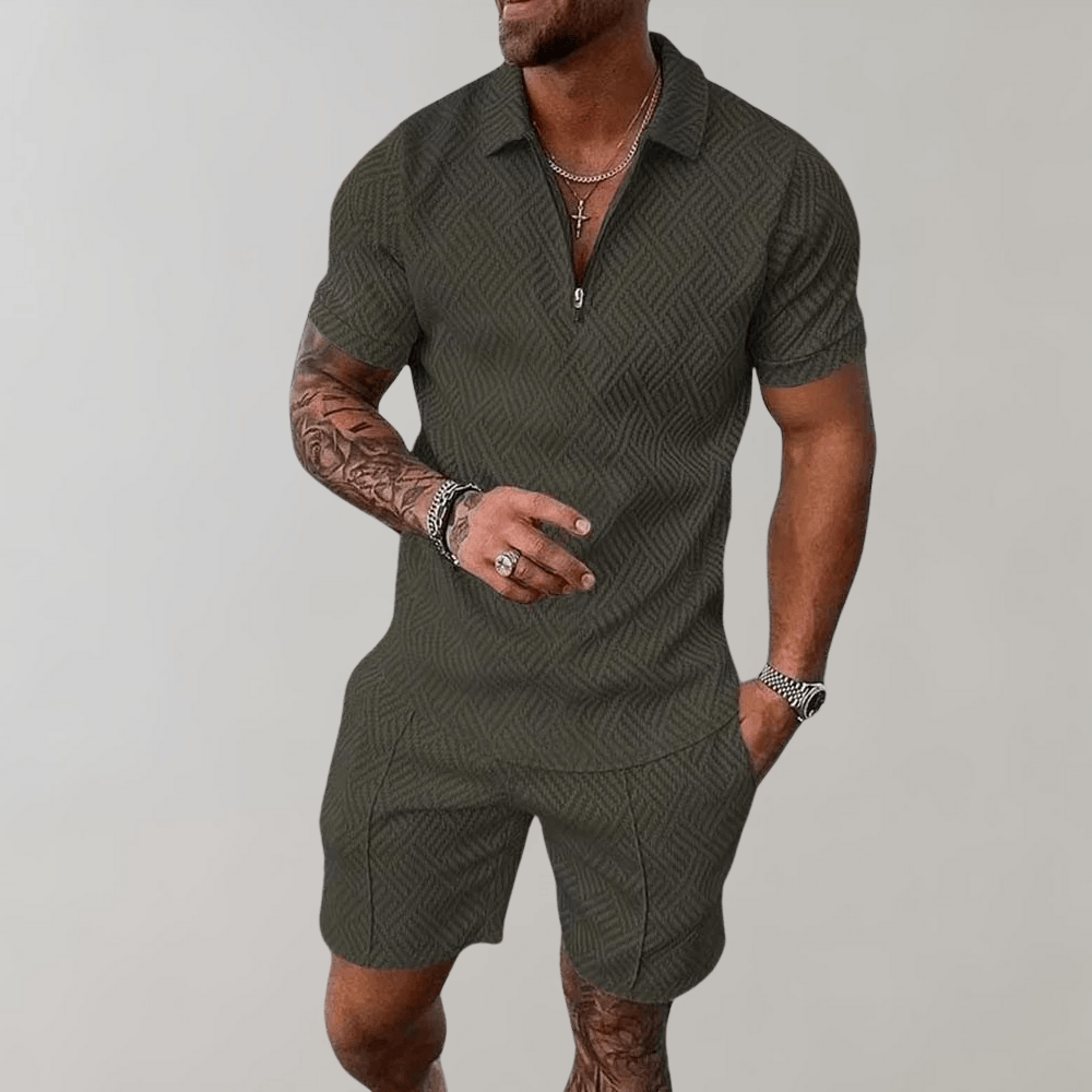 Summer Polo and Shorts set for Men - Armoire Melbourne