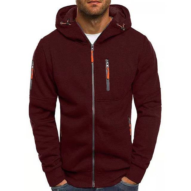 Zip Hoodie with Front Pocket - Armoire Melbourne