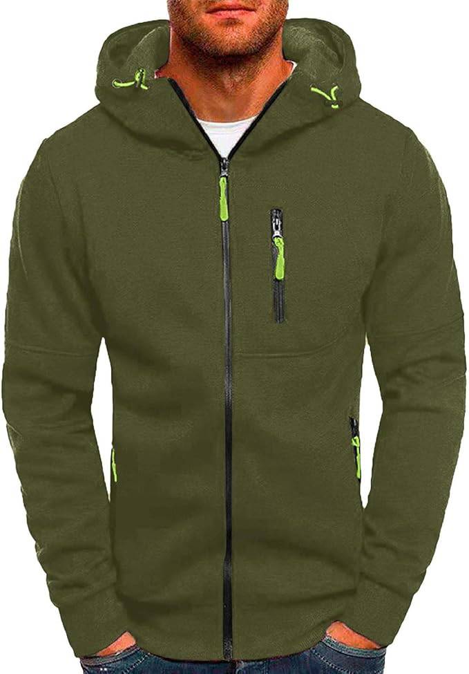 Zip Hoodie with Front Pocket - Armoire Melbourne