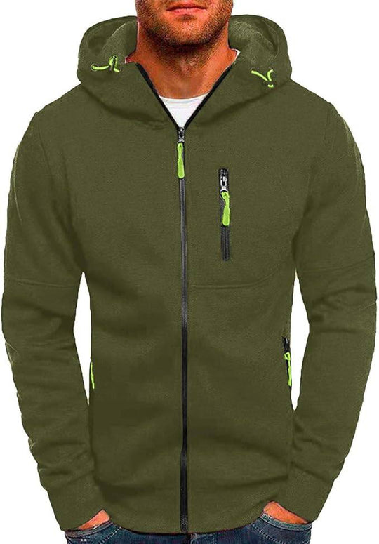 Zip Hoodie with Front Pocket - Armoire Melbourne
