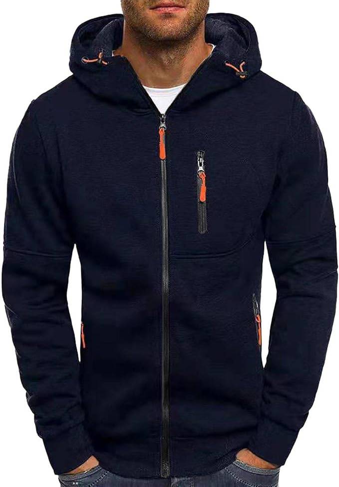 Zip Hoodie with Front Pocket - Armoire Melbourne