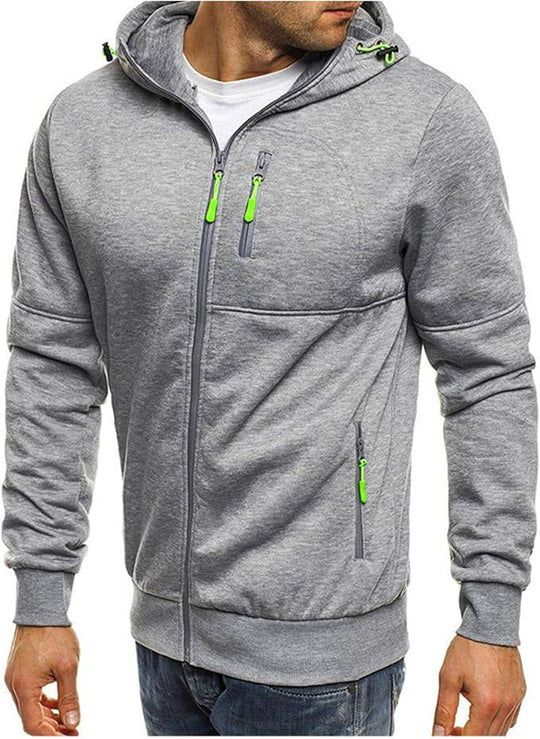 Zip Hoodie with Front Pocket - Armoire Melbourne